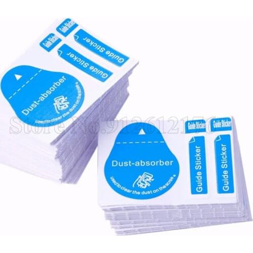 1000 PCS for Camera Lens Optical LCD Screen Cleaner for iPhone 8 7 6 6s Removal Paper Dust Absorber Sticker Wholesale