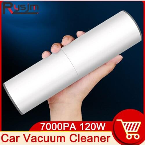 12V Portable Car Vacuum Cleaner Handheld Auto Vaccum 7000PA 120W High Suction For Home Cleaning Wet Dry Mini Vacuum Cleaner