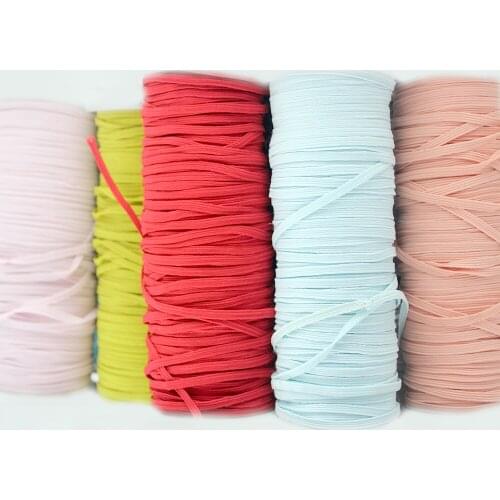 20 yards 3mm sewing elastic band tape skinny elastic ribbon garment headband fabric