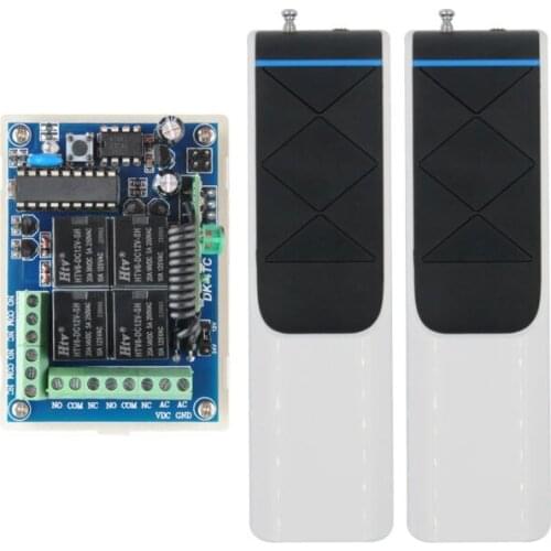 4000M Long Distance12V / 24V 4CH 10A Relay Wireless Remote Control Lamp LED Switch Transmitter 433Mhz TX RX