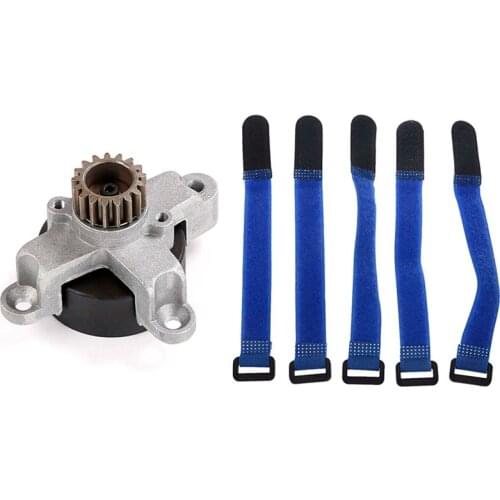 5 Pcs Tie Down Strap LiPo Battery for RC Helicopter with Clutch Bell Mount Set and 17T Clutch Gear for 1/5 Scale Gas