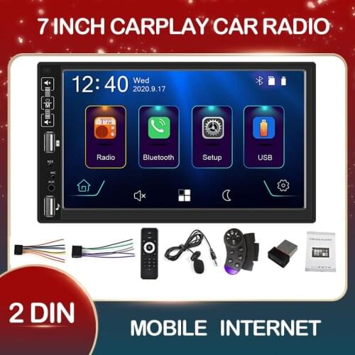 2 Din Car Radio FM/USB/AUX Mirror link MP5 Player Stereo 7" GPS Bluetooth Autoradio Car Multimedia Stereo