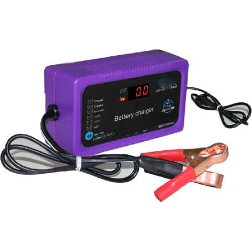 12V 24V 200AH Automatic Car Battery Charger Intelligent Repair Type Power Charging US adapter