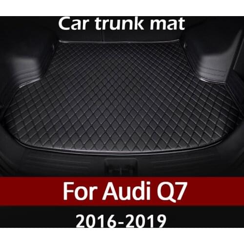 MIDOON Car trunk mat for Audi Q7 FIVE SEAT 2016 2017 2018 2019 cargo liner carpet interior accessories cover