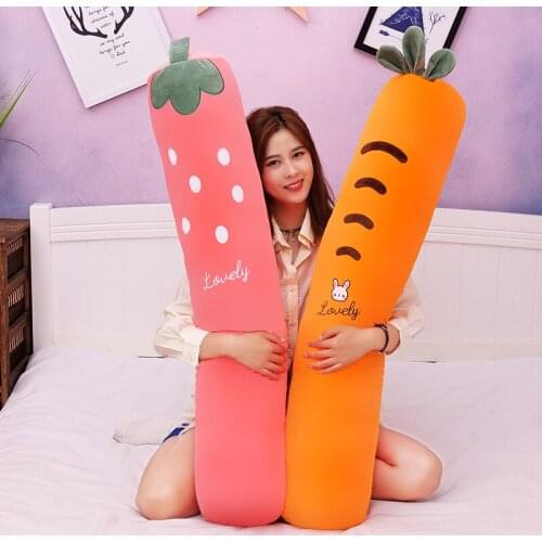 Creative Cute Kawaii Cactus Soft Plush Toys Stuffed Plant Doll Gift Long Strip Pillow Gift Cartoon for Kids Baby Children Friend