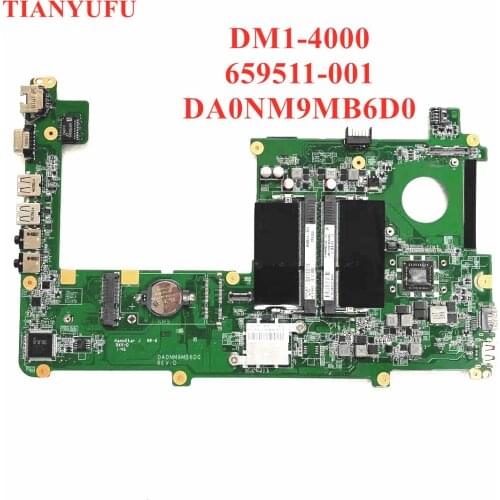 For HP Pavilion DM1 DM1-4000 Motherboard 659511-001 DA0NM9MB6D0 Mainboard 100% fully tested