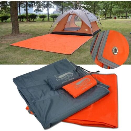 Desert Tarp Tent Floor Waterproof Tarp Picnic Mat Ultralight Pocket Tent Footprints Tarp with Sack for Outdoor Camping Hiking