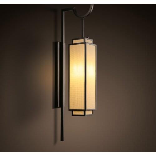 Chinese style Wall Lamps retro art restaurant coffee shop bedroom light corridor entrance stair wall lamps LU80383