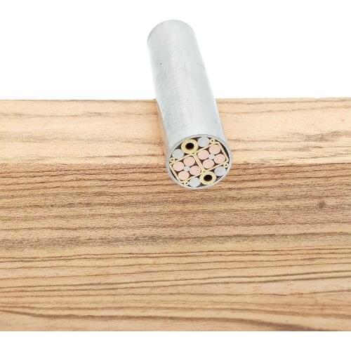 New pattern 12mm Dia knife Handle screw rivets Mosaic Pin for Knives (12mm x 40mm) brass and stainless steel