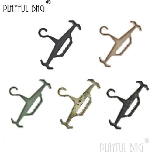 PB Playful bag Tactical Camouflage hanger Portable design Bag Clothes hanger Durable ABS CS sport equipment QE65S