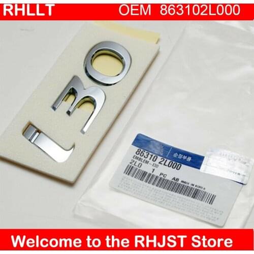 Authentic 863102L000 For Elantra Touring i30 Logo tailgate rear emblem OEM 863102L000