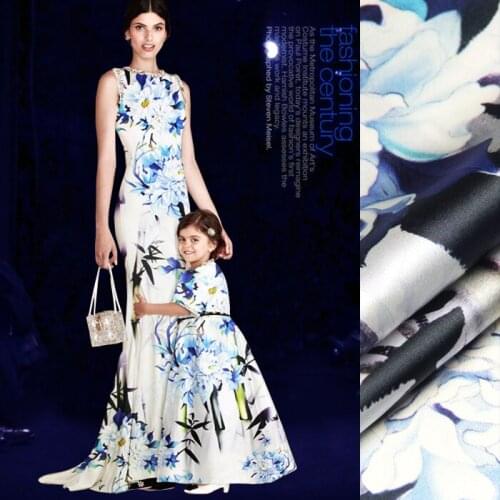 118cm wide silk stretch satin fabric meter 19 mm digital inkjet silk fabric for dress spandex fabric wholesale silk cloth