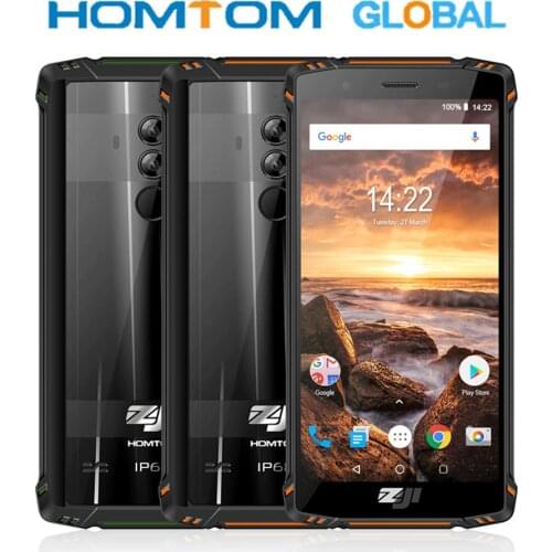 HOMTOM ZOJI Z9 6GB 64GB IP68 5500mAh Waterproof Mobile Phone Heart Rate Android 8.1 5.7inch Face ID Fingerprint 4G Smartphone