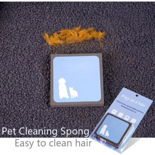 Static Electricity Cat Hair Cleaning Sponge Brush Comb Animal Hair Remover Household Sofa Seat Bed Mat Pet Dog Cleaning Tools