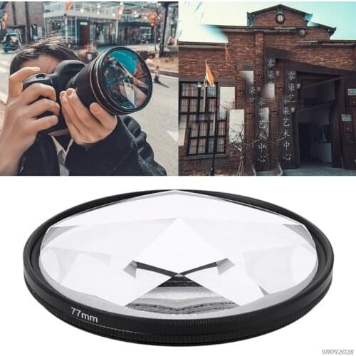 Mera Glass Filter Glass Prism 77mm Kaleidoscope Prism Changeable Number of Subjects Camera Photography Accessories A27 Wholesale