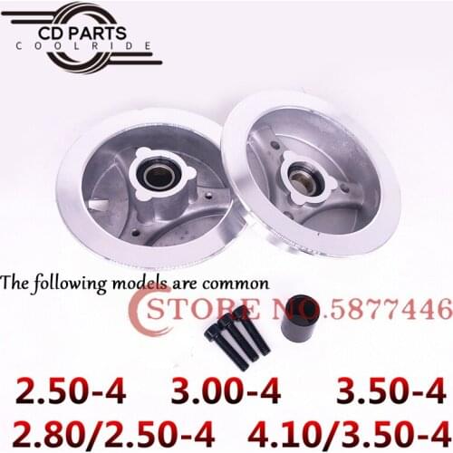 8 / 9 / 10 Inch Aluminum Alloy Wheel Hub 2.80/2.50-4 Steel Ring 3.00-4 Wheel Rim 4.10/3.50-4 Wheel Hub 6002RS Bearing