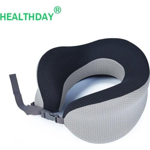 U-shaped Ergonomic Design Travel Memory Foam Neck Care Pillow Release Neck Pressure Relieve Soreness Neckrest