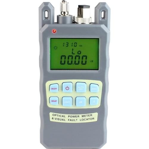 All-IN-ONE Fiber optical power meter -70 to +10dBm1mw 5km Fiber Optic Cable Tester Visual Fault Locator FTTH Tester Tool