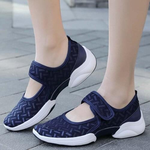 Women Sneakers Shoes Platform Female Breathable Woman Vulcanized Shoes Casual Woman Hook & Loop Trainers Women Zapatillas Mujer