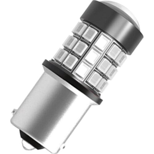 1PCS 1156 BA15s 7506 P21W High Bright 1500LM LED Car Turn Signal Brake Lamp Auto Reverse Bulbs Daytime Running Light Red Yellow