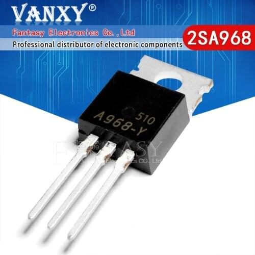 10pcs 2SA968 TO220 2SA968-Y TO-220 2SA968A 2SA968A-Y A968 A968A 1.5A 160V transistor