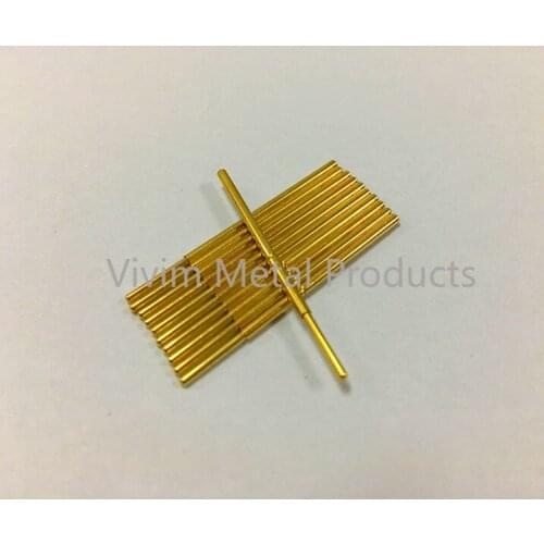 100PCS/set PA100-J Spring Test Probe Cover Convenient And Durable Brass Metal Spring Probe Spring Test Probe Length 33.35mm