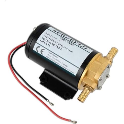 12V DC gear oil pump strong suction self-priming diesel micro pump