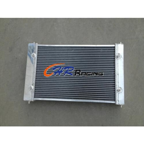 2 CORE ALUMINUM RADIATOR FOR VW VOLKSWAGEN Polo 86C 1.3L G40 COUPE W/O AIRCON