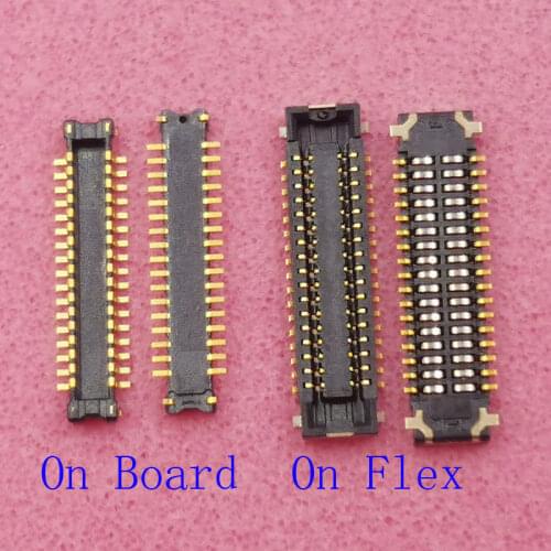 1pcs Lcd Display Screen Flex FPC Connector For Samsung Galaxy A3 2015 A3000 A300F A3009 J3 2017 J330 J330F Plug On Board 34 pin