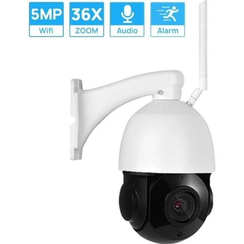 5MP PTZ Wifi Camera 30xZoom ONVIF Wireless IP Camera Max 100M Nigtvision AI Human Detection Waterproof Outdoor ICSEE H.265X