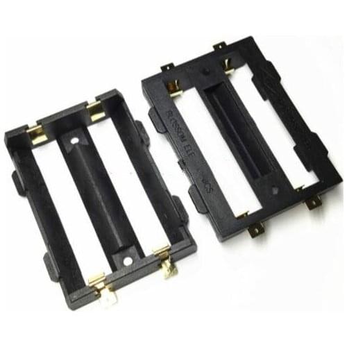 5PCS/lot 26650 Battery SMD SMT Holder Box With Bronze Pins Gold Plated For 2 x 26650 3.7V Rechargeable Batteries