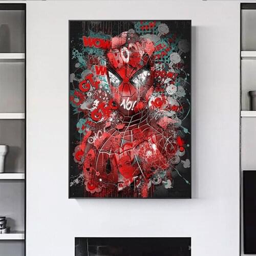 5D DIY Diamond Painting Marvel Superhero Anime Spiderman Diamond Embroidery Picture Of Rhinestone Home Decor