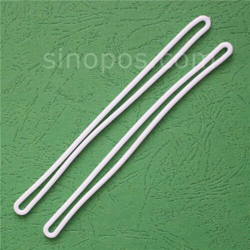 Luggage Tag Worm Loops, flexible seal string garment suit brief case bag hang ticket vinyl cord label loop lock ID card straps