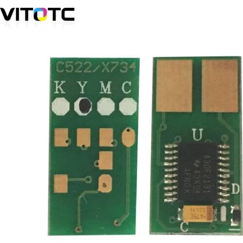 Toner Cartridge Chip Compatible For Lexmark C734 C736 C738 X734 X736 X738 C730 C 734 736 738 X 734 736 738 730 Toner Reset Chips