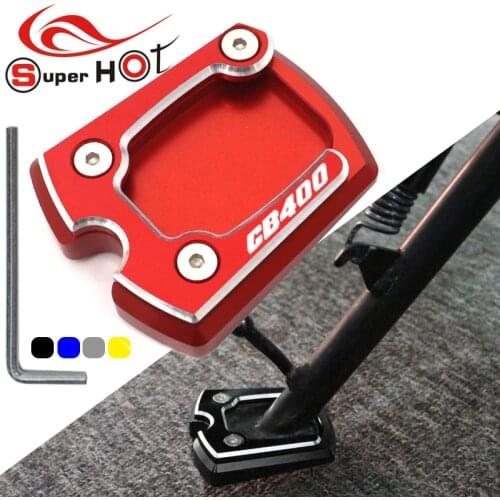 For Honda CB400 CB 400 VTEC 2002-2020 NM-4 2014-2015 Accessories Kickstand Foot Side Stand Extension Pad Support Enlarge Plate