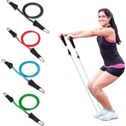 Fitness Yoga Pull Rope Elastic Resistance Bands Exercise Workout Tubes Training Practical Rubber Tensile Expander 120cm