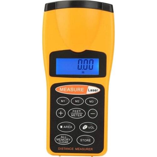 GTBL Durable CP-3007 Ultrasonic Distance Measure Designator, Point Rangefinder LCD Night Light Backlight,Distance Measurer