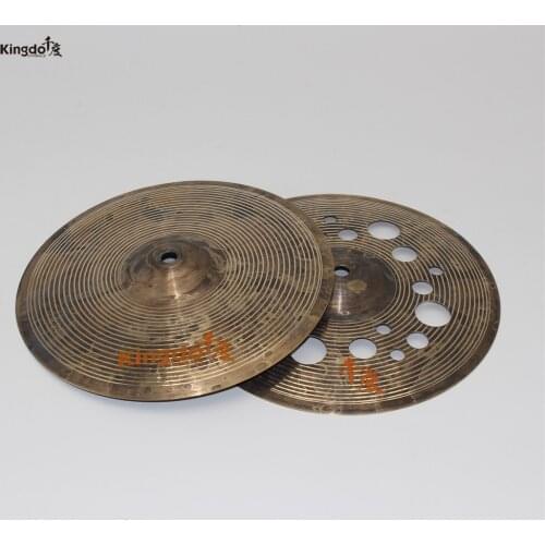 Kingdo B20 handmade Special cymbal 12"hihat crash cymbals for drums