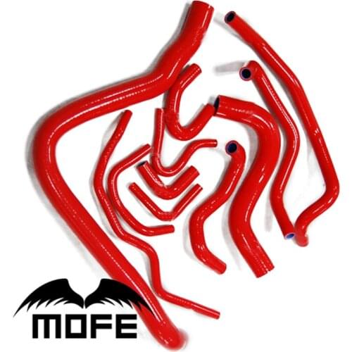 11PCS Original Logo Silicone Coolant Hose Kit For F20 B2 Accord K7 CD4 2.0 / CD5 2.2 F22 B4 94~97 Red