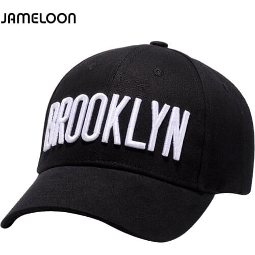 [JAMELOON] Hot snapback cap black baseball cap cotton casquette bone gorras curved brim buckle hat for men women cap wholesale