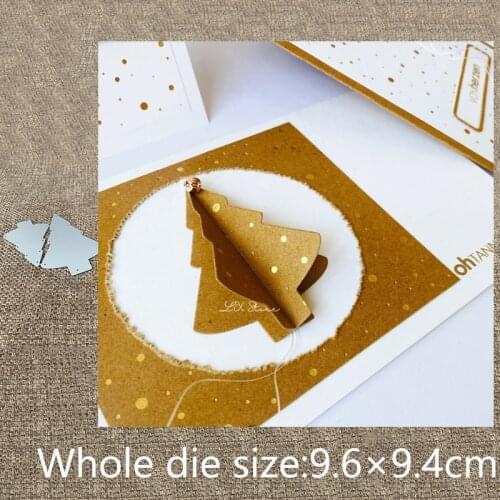 New Design Craft Metal stencil mold Cutting Dies 2pcs trees decoration scrapbook die cuts Album Paper Card Craft Embossing