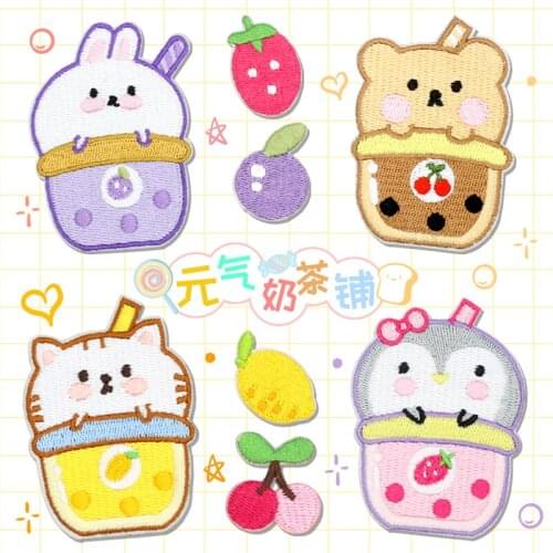 Sewing on Decor Embroidery Small Cute Sticker Patches for Clothing Children Kids Clothes Bag Mobile Phone Scrapbook Accessory