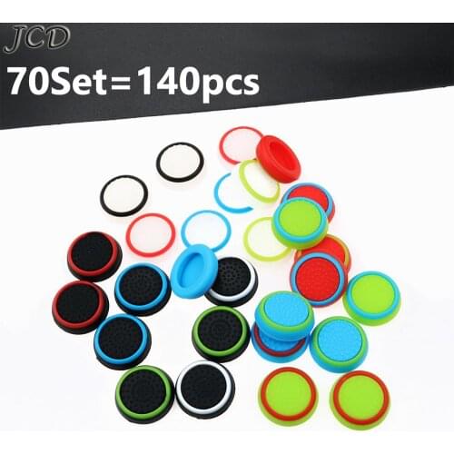 JCD Silicone Analog Thumb Grips Cover for PlayStation 4 PS4 Pro Slim for PS3 Controller Thumb Caps for Xbox 360/one