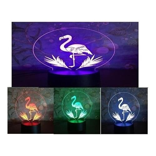 Here WeGo Flamingo 3D LED Night Light