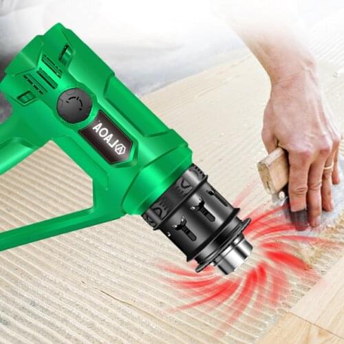 LAOA Hot Air Gun Digital Display Stepless Temperature Adjust Heating Gun Automobile Sicking Shrinking Film Industrial Heat Gun