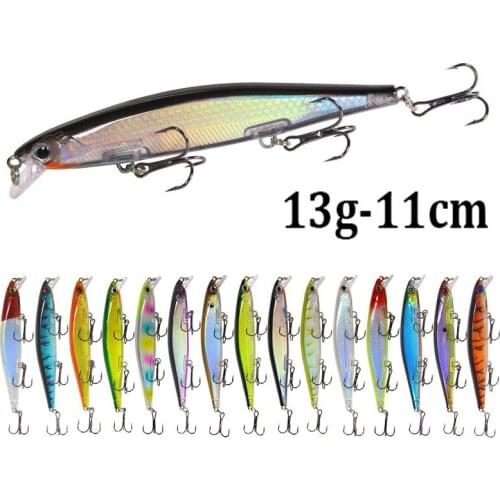 1Pcs or 2Pcs Minnow Fishing Lures Wobbler Fish Bait Artificial Hard Fish Lures Freshwater Saltwater Fishing Lures Tackle