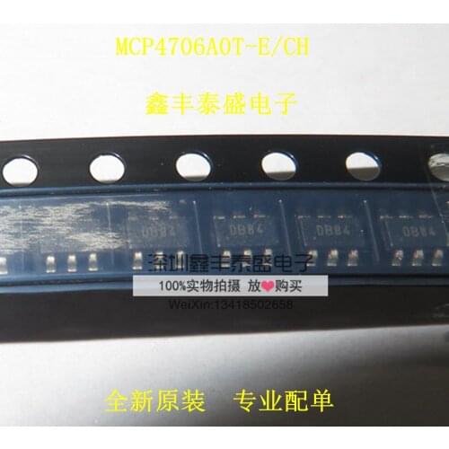 100% New Original In Stock MCP4706A0T-E/CH MCP4706 Marking::0B84 SOT23-6