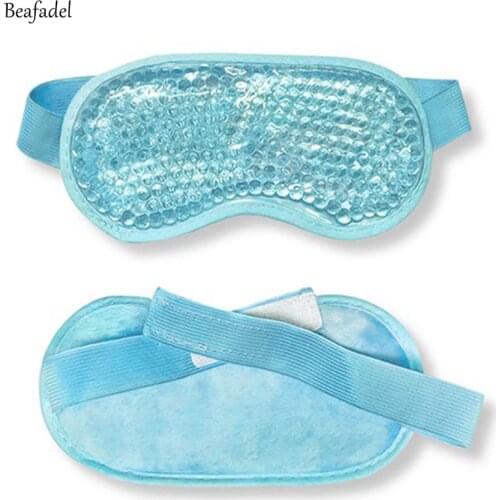 2021 Gel Eye Mask Adjustable Strap for Hot Cold Therapy Soothing Relaxing Beauty Gel Eye Mask Sleeping Ice Goggles Sleeping Mask