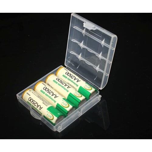 2021 Colorful Plastic Case Holder Storage Box Cover for 10440 14500 AA AAA Battery Box Container Bag Case Organizer Box Case