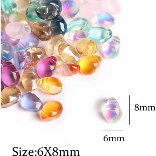 30/100pcs Crystal Small Crescent Moon Stones Crushes Stones Colorful Nail Art Decorations DIY UV Gel Polish Accessories